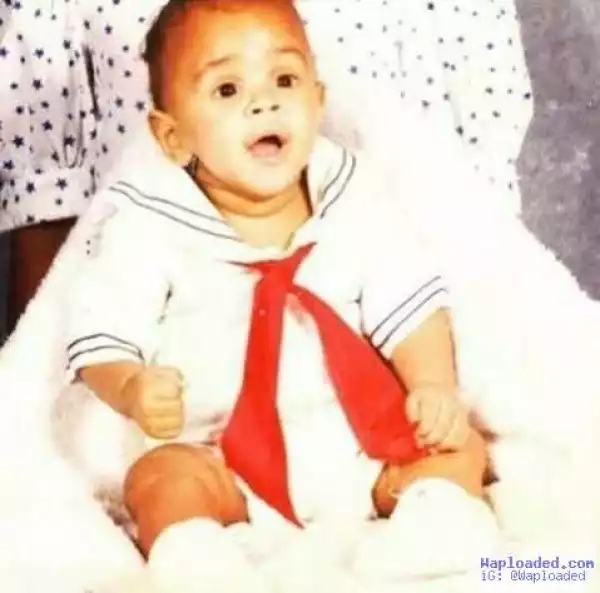 Checkout This Cute Throwback Photo Of Chris Brown